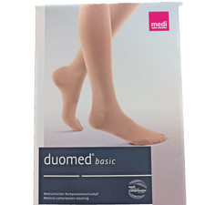 Medi duomed® basic CCL1 AG Schenkelstrümpfe normal (72-83 cm) offene Fußspitze