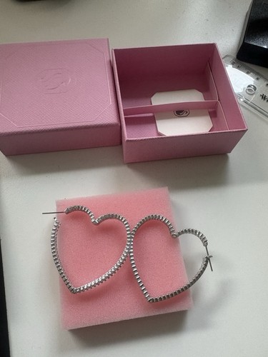 Swarovski herz creolen groß - swarovski,