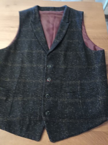 Herren tweed weste gr m - herren,