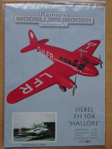 Siebel 104 hallore flugzeug - fh,