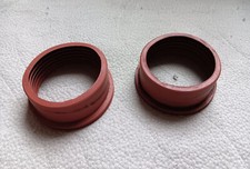 2x VW Käfer Dicht-Stulpe Dichtung Warmluftschlauch Wärmetauscher Rohr 111819945