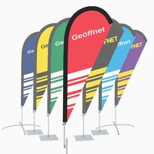 Vispronet Beachflag Geöffnet