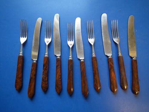 Alte messer und gabel rostfrei - und,