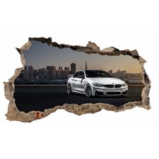 WL16 Wandtattoo Mauerloch BMW