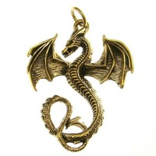 Drachen Dragon Gothic Amulett