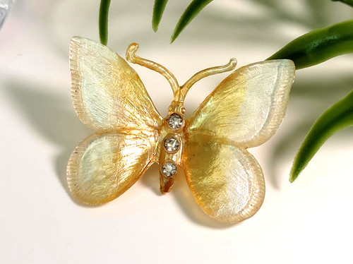 Brosche schmetterling vintage - brosche,