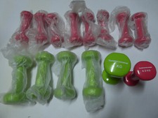 Kurzhanteln Hanteln Gymnastikhanteln Gewichte Vinyl 0,5 / 1kg , 9x0,5kg + 5x1kg