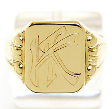 Herrenring Siegelring 8 Karat