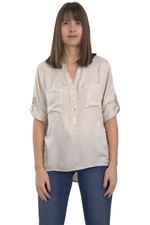 Damen Bluse im Safari-Look