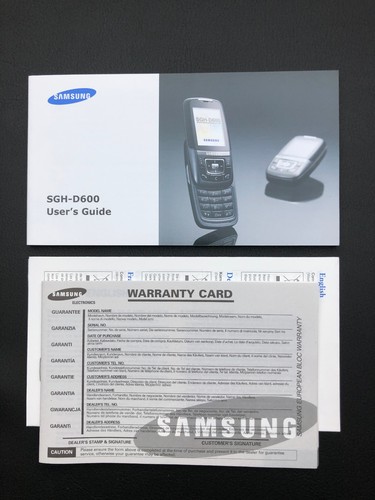Samsung sgh d600 - ::,