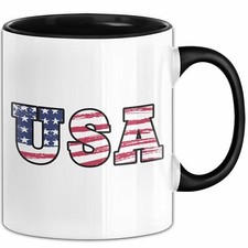 USA Flagge Tasse Geschenk Amerika Reisen Kaffee-Becher
