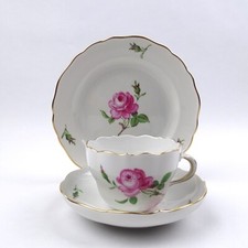 Meissen Kaffee Gedeck Rote