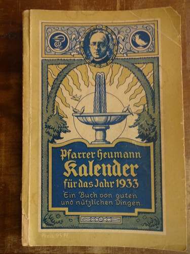Pfarrer heumann kalender - heumann, 1933