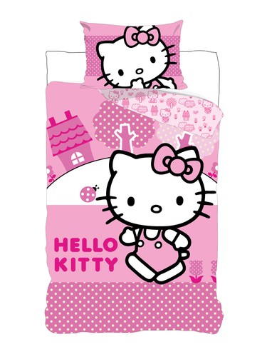 Hello kitty rosa bettwäsche - kitty,