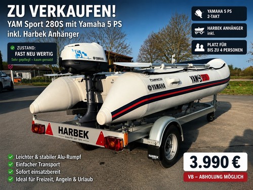 Boot mit motor anhänger - boot,