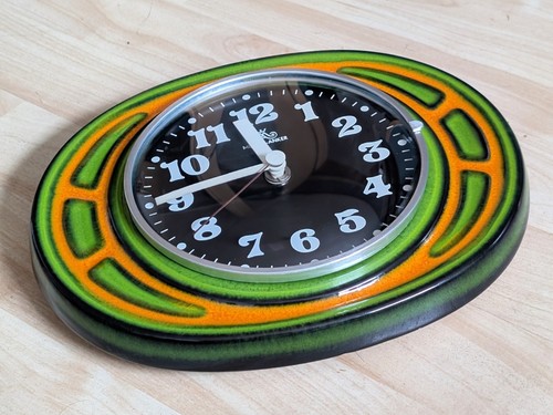Anker wanduhr keramik 1970er - anker,