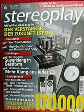 STEREOPLAY 6/99,VAIG 32 B STEREO,SHARP DELTA/SIGMA,ELAC CL 515,SCHÜRMANN CSL 101