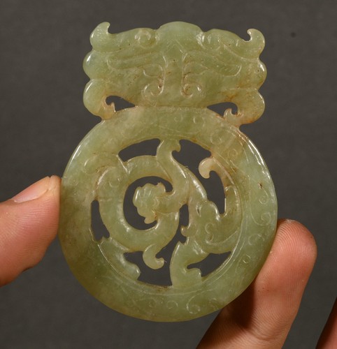 7cm jade hand schnitzen - jade,