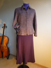 Biba Wollblazer gr. 40 Frottee Lila mehrfarbig.