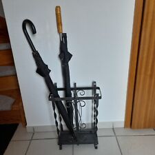 Neuwertig Schirmständer- Regenschirhalter Guss Metall schwarz  Maße: 42x28x17 cm