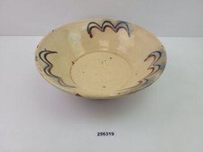 Schüssel Steingut Beige Braun