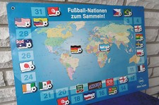 Gepflegte,ältere Magnet Fußballtafel von  ARAL