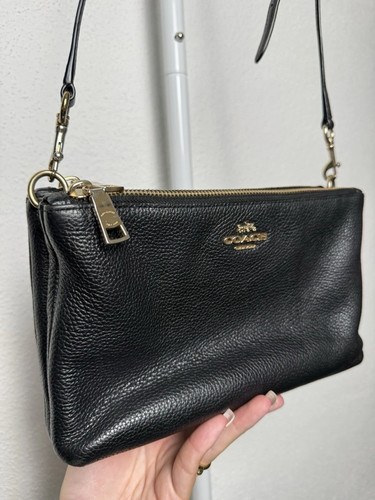 Coach leder crossbody bag - leder,