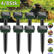 4/8pcs Solar Maulwurfschreck