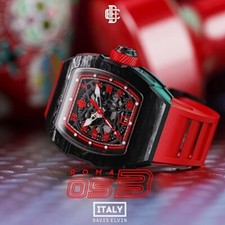 DAVIS ELVIN-Wine Barrel Wristwatch with Swiss Watch Movement Automatic DR05-3