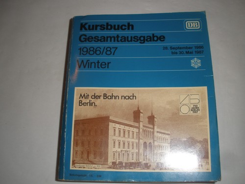 Kursbuch deutsche bundesbahn - ,