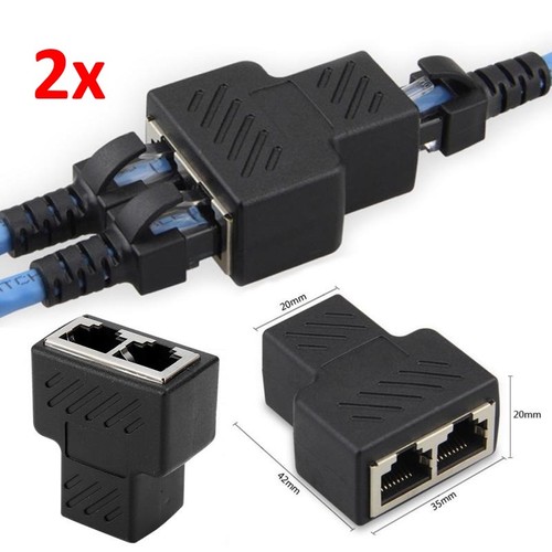 Rj45 lan splitter y - 2x,