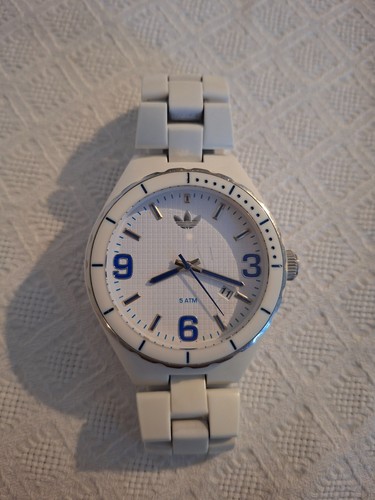 Adidas unisex armbanduhr weiss - adidas,