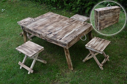 Klappbarer campingtisch - campingtisch, /