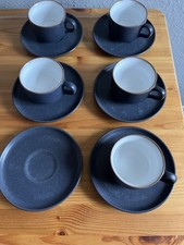 Frühstücksgeschirr für 4 Personen Friesland Heidelberg Anthrazit- Kaffeetassen