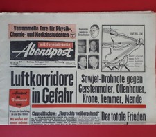 Abendpost vom* 25. August 1961