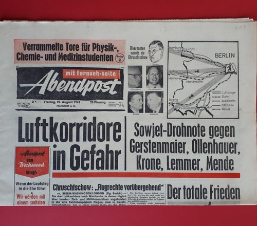 Abendpost vom august - vom*, 1961