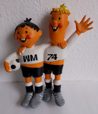 Maskottchen WM 74 Tip und Tap, ca. 23 cm.