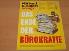 Harvard Business Manager "DAS ENDE DER BÜROKRATIE" Januar 2019