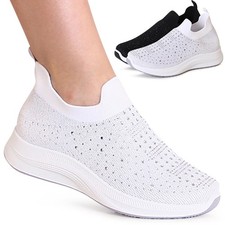 Damen Glitzer Halbschuhe