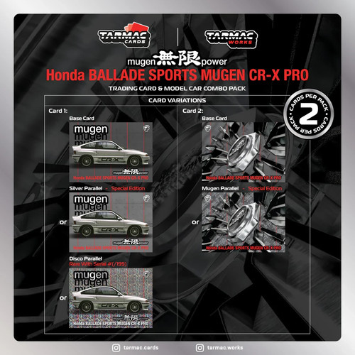 Tarmac cards honda ballade - tarmac,