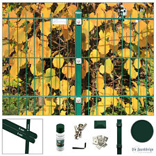 Doppelstabmattenzaun moosgrün