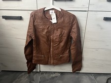 Kunstlederjacke Damen Braun