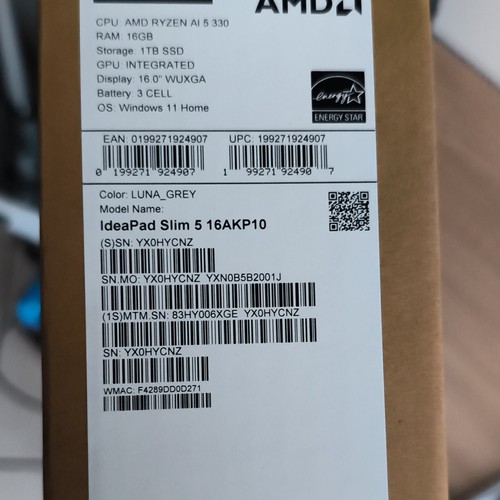 Lenovo ideapad slim 16akp10 - slim, 5
