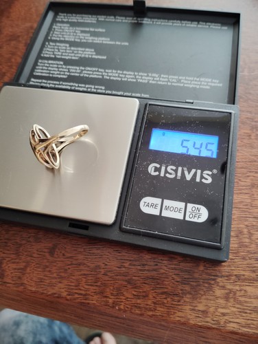 585 gold ring mit stein - 585,