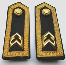 Schulterklappen Marine Hemd Oberbootsmann Bw  Dienstgrad Rang Abzeichen  NEU
