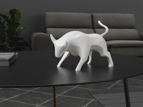 Stier skulptur minimalist - stier, |