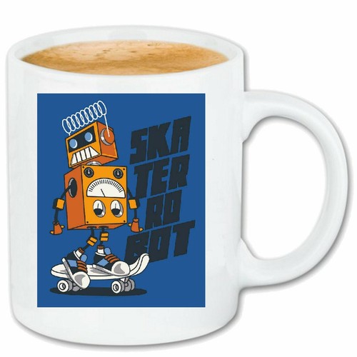 Kaffeetasse skater robot - skater,