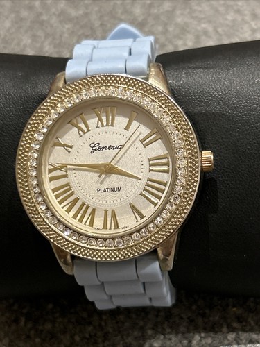 Geneva platin damenuhr - geneva,