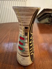VINTAGE KERAMIK VASE BAY WEST GERMANY 19,5cm KERAMIKVASE