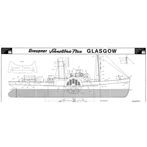 Bauplan glasgow modellbauplan - glasgow,